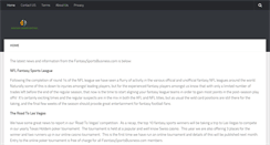 Desktop Screenshot of fantasysportsbusiness.com