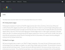 Tablet Screenshot of fantasysportsbusiness.com